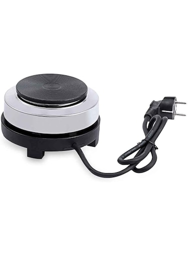 BEONE 500w Mini Electric Heating Hot Plate Pan, Multifunction Mini Hot Plate Non-Stick Crepe Pan Stove with Cooking Plate for Coffee Heater, Teapot Warmer (A)