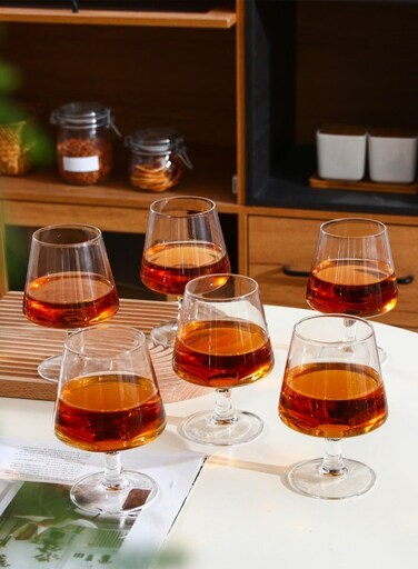 234 ml Flat Diamond Glass High Foot Juice Cup