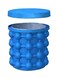 Silicone Ice Cube Maker With Lid Blue One Size