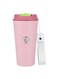 Travel cups-16oz Tumbler - Coffee Travel Mug Spill Proof with Lid-hot beverage-travel mug-thermal mug-powder coating tumbler Mate Pink