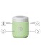 500ml Insulated Food jar Stainless Steel Thermos lunch box for kids Vacuum Insulated Food Jar Pistachio Green