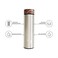 VOIDROP-Insulated Water Bottle 16OZ-Stainless Steel Water Bottles