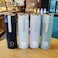 VOIDROP, Insulated Water Bottle 450ML, Stainless Steel 304 Water Bottle With Golden Lid