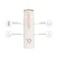 VOIDROP-Small Insulated Water Bottle16OZ 450ML- Stainless Steel Water Bottle With Golden Lid-Water Bottle With Silicon Strap-Hydrate Water Bottle-Tumbler Water Bottle (Harp Grey)