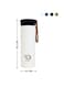 VOIDROP Insulated Water Bottle 450ml, Stainless Steel Water Bottle, Bottle With Filter, Snow White