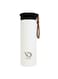 VOIDROP Insulated Water Bottle 450ml, Stainless Steel Water Bottle, Bottle With Filter, Snow White