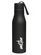 650 ml Stainless Steel Water Bottle, Leak Proof, Rust-Free, BPA Free, Metal Bottle for Sports, Gym, Travelling, Office, School, Super 750, Black Black
