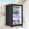 Mini Fridge Glass Door 62L, With Key Lock, Beverage Cooler for Commercial Use
