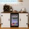 Mini Fridge Glass Door 62L, With Key Lock, Beverage Cooler for Commercial Use
