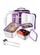 Stainless Steel Lunch Box for Kids Adults,Insulated Bento Lunch Box with Tableware and Bag 1260ml