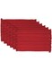 DII Variegated Tabletop Collection, Placemat Set3x19, Tango Red, 6 Piece