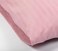 REZLAN UAE  - Solid Striped Pillowcases set - 2x Pillowcases 50 x 75 cm - soft pillow covers (Pink)