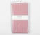 REZLAN UAE  - Solid Striped Pillowcases set - 2x Pillowcases 50 x 75 cm - soft pillow covers (Pink)