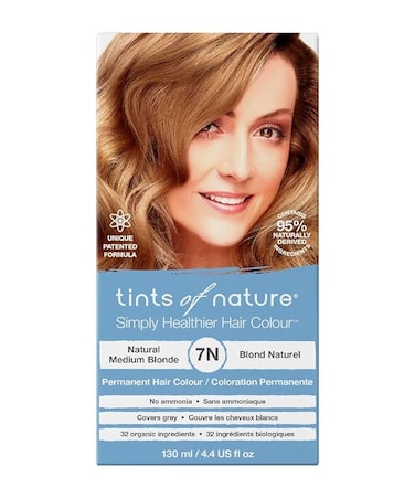 Tints of Nature Permanent Hair Colour 7N Natural Medium Blonde, 130ml