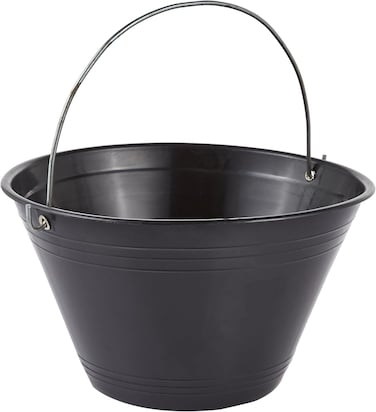 AL ARQAM PVC Bucket for Construction Field - Black