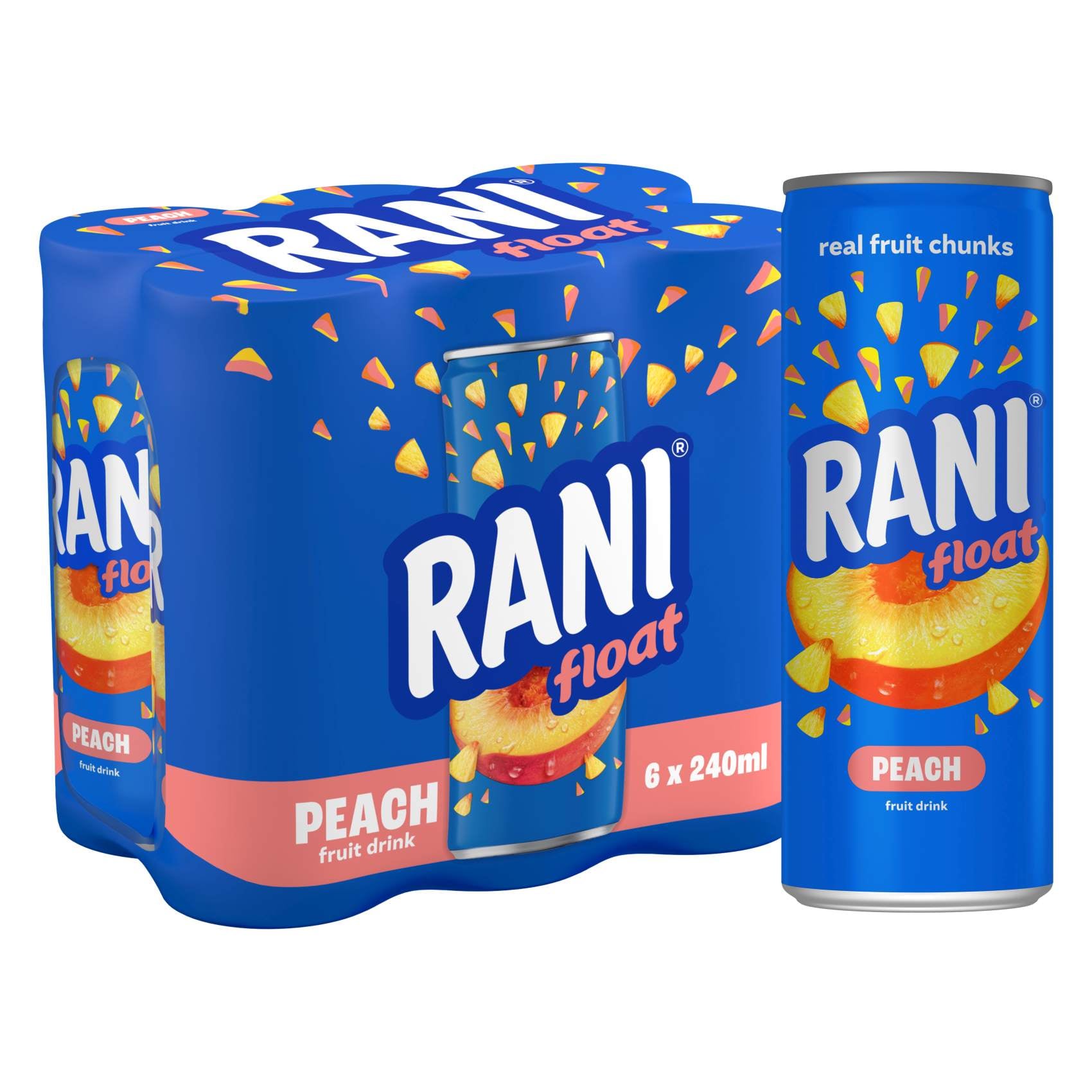 Buy Rani Float Peach Fruit Drink Can, 240ml Pack of Online
