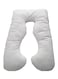 Maternity Pillow Cotton White 80x120cm