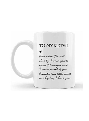 International Womens Day Ceramic Coffee Mug for Sister Design 2