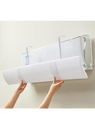 Arabest Ac Air Flow Deflector, Air-conditioning Windshield, Adjustable Angle, Change Wind Direction, for Home/Office/Hotel, No Punching