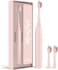 MySmile DY156 Electric Toothbrush for Adults, Rechargeable Sonic Battery Toothbrush Portable with 3 Brush Heads, 2 Mins 5 Modes Smart Timer, 45000VPM, One Charge for 60 Days - Pink

