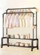 TECH 3-in-1 Rolling Clothes Rack   100KG Max Load   Metal Garment Rack with Wheels &amp; Shoe Shelves &acirc;&euro;&ldquo; UAE Home Organizer