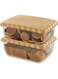 Rectangular Light Brown Biscuit Saver 2.7 Liter, 0% BPA &acirc;&euro;&ldquo; Use &amp; Reuse product &acirc;&euro;&ldquo; 100% Recyclable, 100% Made in Italy, 000974