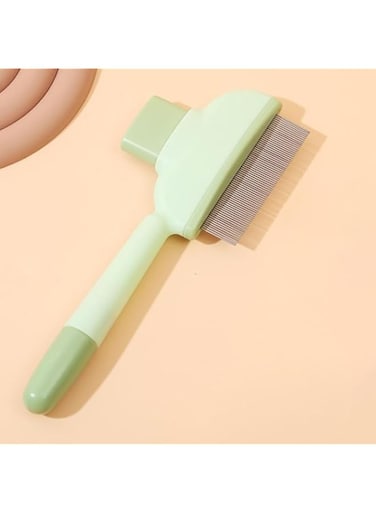 Cat Hair Comb - Cat Massage Cleaning Comb - Indoor Long Hair Cat Short Hair Cat Large Dog Small Dog Universal - Pet Hair Comb - One click Cleaning Comb - Pet specific Hair Removal Comb