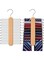 Uinicor Tie Hanger, Rust Resistant Wooden Necktie Organizer with 20 Swivel Hooks, 360 Degree Rotation, Space Saving, Ideal for Closet Storage