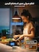 Lepro B1 AI Smart Bulb E27, 806LM 8.5W (Replace 60W), Music Sync Smart Screw Bulb, Voice Control Bluetooth &amp; WiFi Bulb, Personalized AI Lighting Designer, Work with Alexa &amp; Google Assistant, 4 Packs