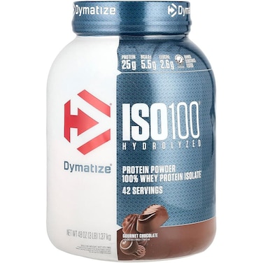 Dymatize ISO100 Hydrolyzed Protein Powder, Chocolate, 40 Servings