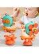 Masroo 6-in-1 High Chair Toy with Suction Cups Spinner Toys for Baby Toy 6 to 12 Months,Infant Tray Strong Suction Cup Bath Sensory Fidget Toys for Boys Toddler Newborn Birthday Valentine Easter Gift