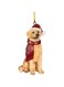Design Toscano Christmas Xmas Golden Retriever Holiday Dog Ornaments, Full Color