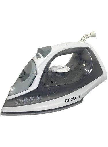 Crownline SI-407   1800W Steam Dry &amp; Steam Iron with Ceramic Soleplate and Advanced Steam Functions