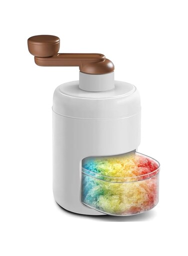 FDTY Snow Cone Machine Manual, Shaved Ice Maker Machine for Home, Ice Shaver Hand Crank, Slushy Maker Machine, Ice Crusher for Snow Cones, Ideal for Outdoor Picnics, Portable