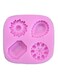 Waffle Shaped Mould Pink