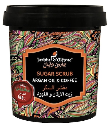 JARDIN D` OLEANE SUGAR SCRUB with ARGAN OIL &amp; COFFEE 600G
