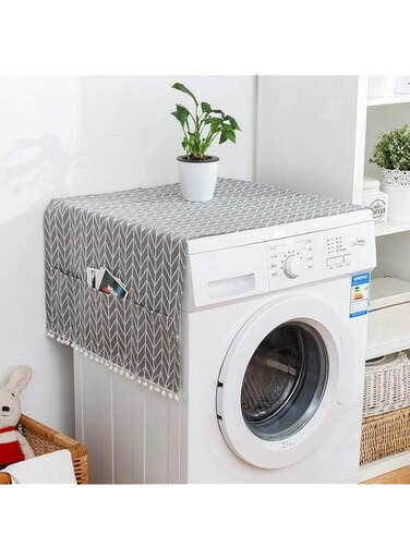 Narootec Fridge Cover, Anti-Wrinkle Not Fade Table Cover, Washing Machine Closet For Freezer Table(70 * 170cm 67x28inch)