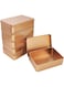 OLYCRAFT 5pcs Rectangular Tin Box Metal Tin Box with Lids Tinplate Boxes Mini Portable Box Containers for Beads Jewelry Storage Matte Gold Color 6.0x4.4x1.6 Inch