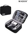 Large Electronic Accessory Bag, Travel Cable Organizer, Waterproof Portable Storage for Adapters, Memory Cards, USB Cables - Compact, Durable Travel Storage for All Gadgets