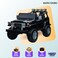 Lovely Baby Power Riding Car for Kids LB 1630DX, Electric Ride On Vehicle, Rechargeable Battery Operated Ride-on Jeep, Recommended For 1-6 Years - Grey