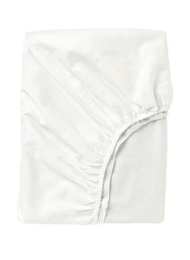 Fitted Sheet King Size, Soft &amp; Smooth Luxury Hotel Sheets, Secure-Fit Elastic, Deep Pocket Fitted Sheet - White