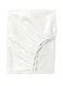 Fitted Sheet King Size, Soft &amp; Smooth Luxury Hotel Sheets, Secure-Fit Elastic, Deep Pocket Fitted Sheet - White