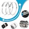 AL ARQAM 100-Pack Stainless Steel Cable Ties 200 x 4.6 mm - Rustproof &amp; UV Resistant