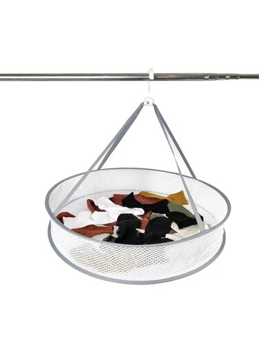 LIANJIN Drying Hanger Clothes Racks Foldable, Prevent Clothes from Deforming, Laundry Basket for Underwear, Socks, Towel, Hat, Scarf, Cloth Diapers, Gloves, Beauty Eggs and Brushes (12 * 48)