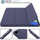 TRON Case For iPad Pro 13 Inch Case 2024 (M4/7th Gen), iPad M4 13 Case Smart Folio iPad Pro 13 Case, Slim Stand Hard Shell Back 13-inch 2024 iPad Pro Case For A2925 A2926 A3007 -Blue