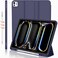 TRON Case For iPad Pro 13 Inch Case 2024 (M4/7th Gen), iPad M4 13 Case Smart Folio iPad Pro 13 Case, Slim Stand Hard Shell Back 13-inch 2024 iPad Pro Case For A2925 A2926 A3007 -Blue