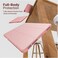 TRON Case For iPad Air 13 inch Case M2 2024, iPad Pro 12.9 Case (6th/5th Gen 2022/2021), Trifold Stand Smart Cover Auto Wake with Pencil Holder Soft TPU Back, Pink