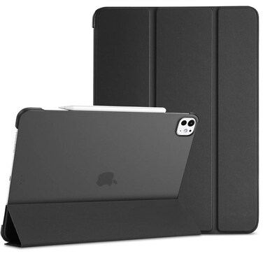TRON Case For iPad Pro 13 Inch Case 2024 (M4/7th Gen), iPad M4 13 Case Smart Folio iPad Pro 13 Case, Slim Stand Hard Shell Back 13-inch 2024 iPad Pro Case For A2925 A2926 A3007 -Black