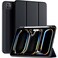 TRON Case For iPad Air 13 inch Case M2 2024, iPad Pro 12.9 Case (6th/5th Gen 2022/2021), Trifold Stand Smart Cover Auto Wake with Pencil Holder Soft TPU Back, Black
