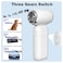 2024 Upgrade High-Speed Portable Handheld Turbo Fan with 100 Speed Settings, 110000 RPM High-Velocity Blower, ABS Plastic White